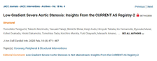 JACC丨低压差重度主动脉瓣狭窄：CURRENT AS注册研究-2的深入解析